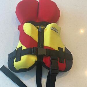 Inversion life vest PFD, infant less than 30 lbs nice vest for littles. Required